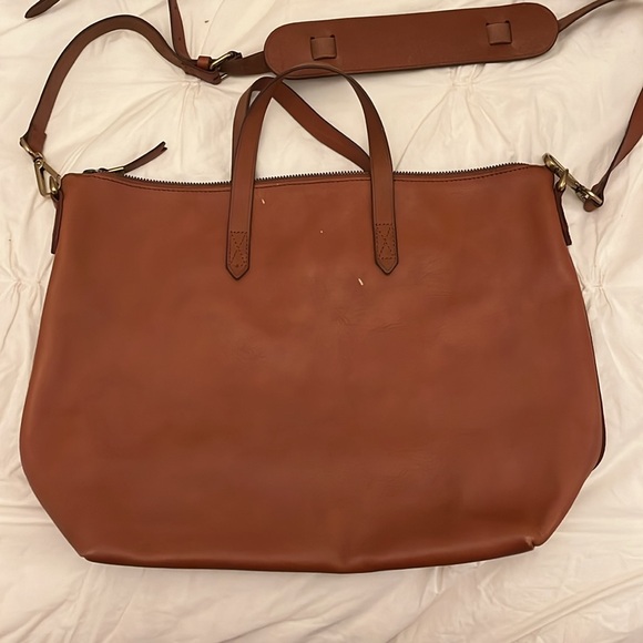 Madewell Transport Satchel in English saddle leather - Picture 8 of 15
